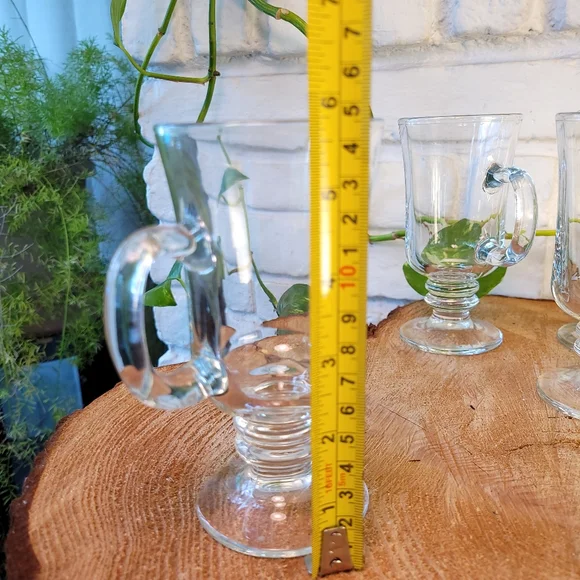 Set of 4 Irish coffee/cappuccino mugs - Picture 3 of 14